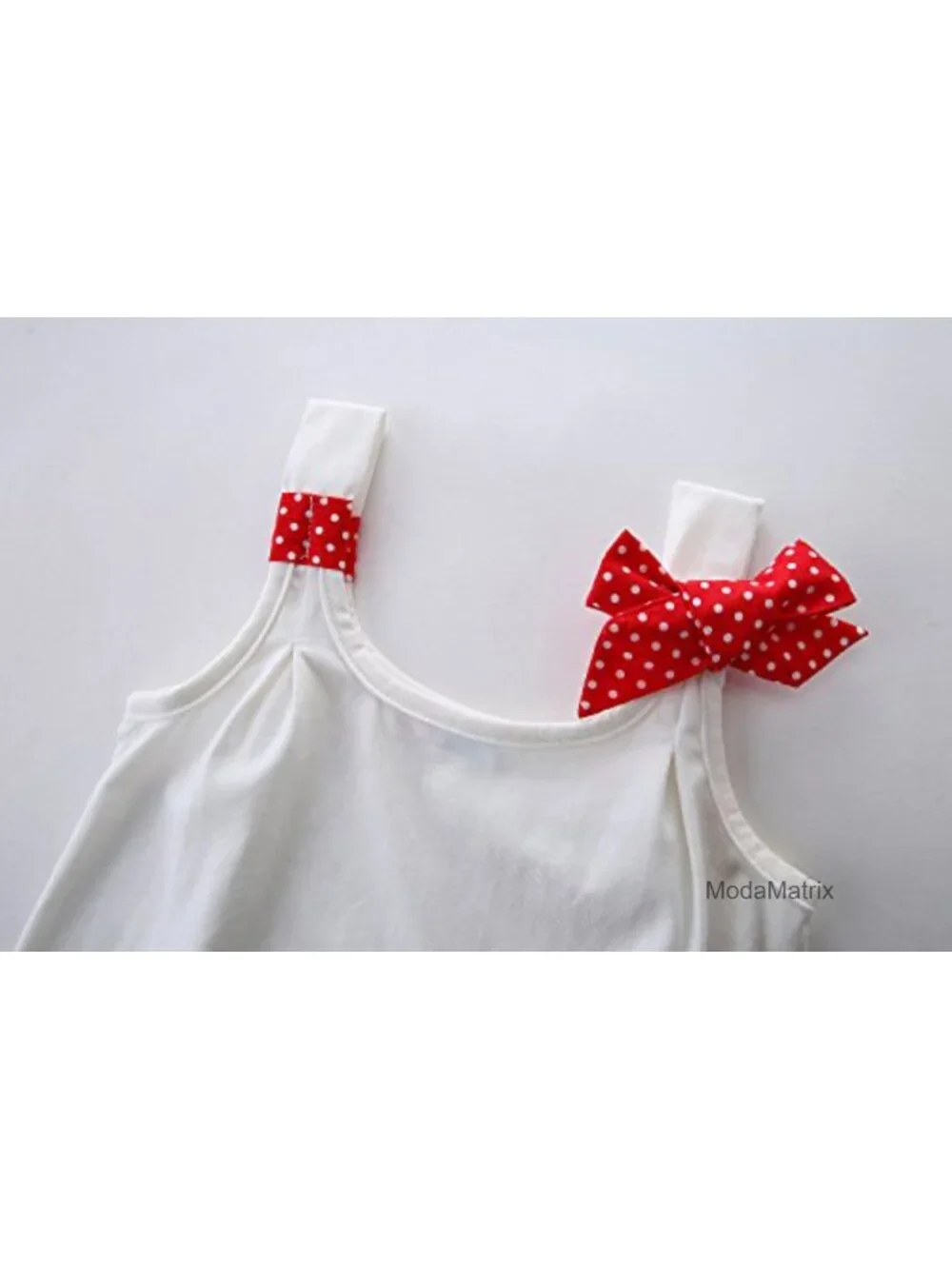 Little Girls Sleeveless Pajama Set - 95% Cotton, 5% Spandex Hand Wash